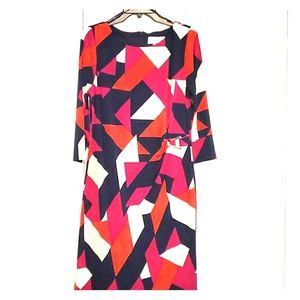 geometric pattern dress